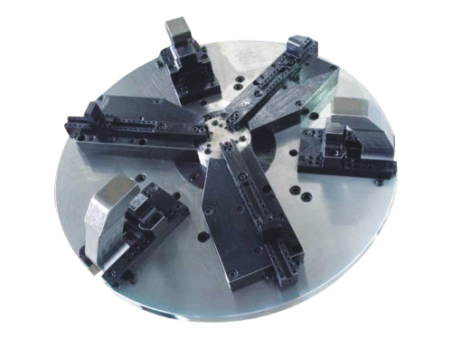 鋁輪轂自動化加工用一工程卡盤